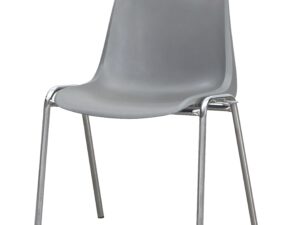 Schalenstuhl grau