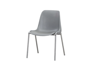 Schalenstuhl grau