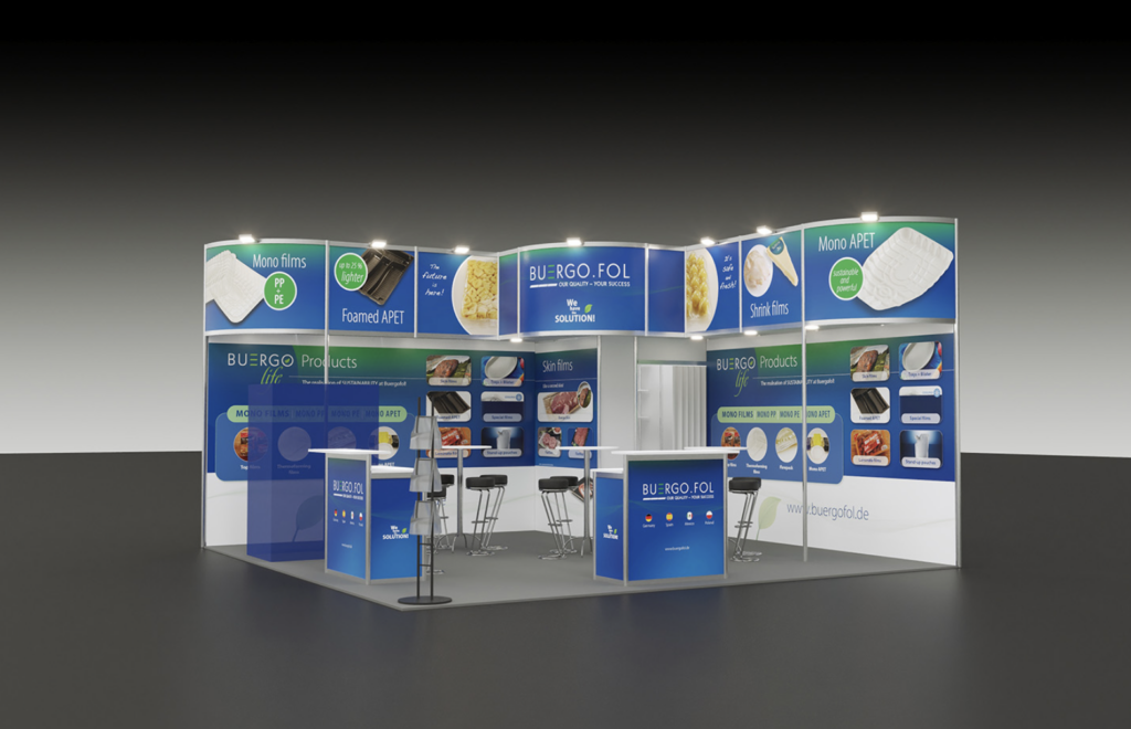 Buergofol Messestand Interpack 2026